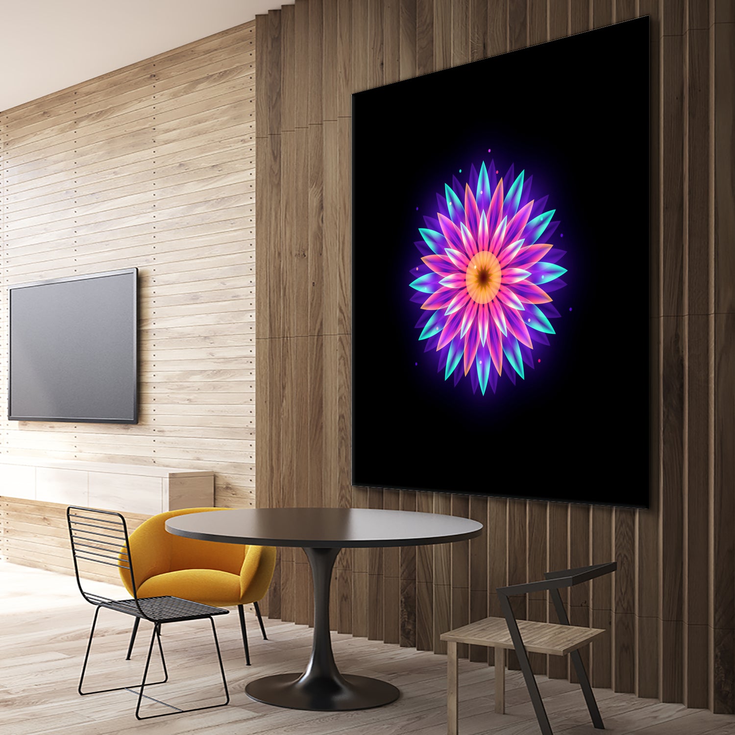 abstract flower1 by Ilya Shapko on GIANT ART - fuchsia vector illustration