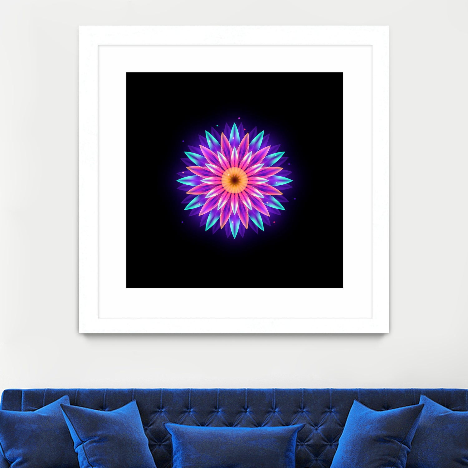 abstract flower1 by Ilya Shapko on GIANT ART - fuchsia vector illustration