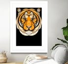 Tiger by Bruno Silva on GIANT ART - orange digital drawing