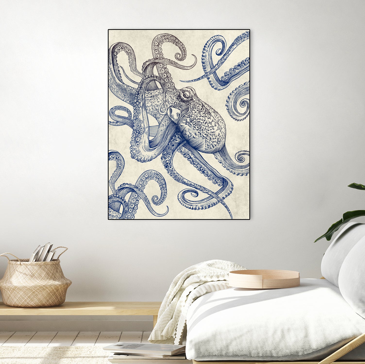 Octo Flow by Caldwell Rachel on GIANT ART - blue digital drawing