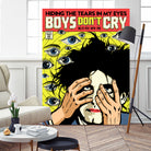 Boys Don't Cry by Bily Mariano da Luz on GIANT ART - yellow digital drawing