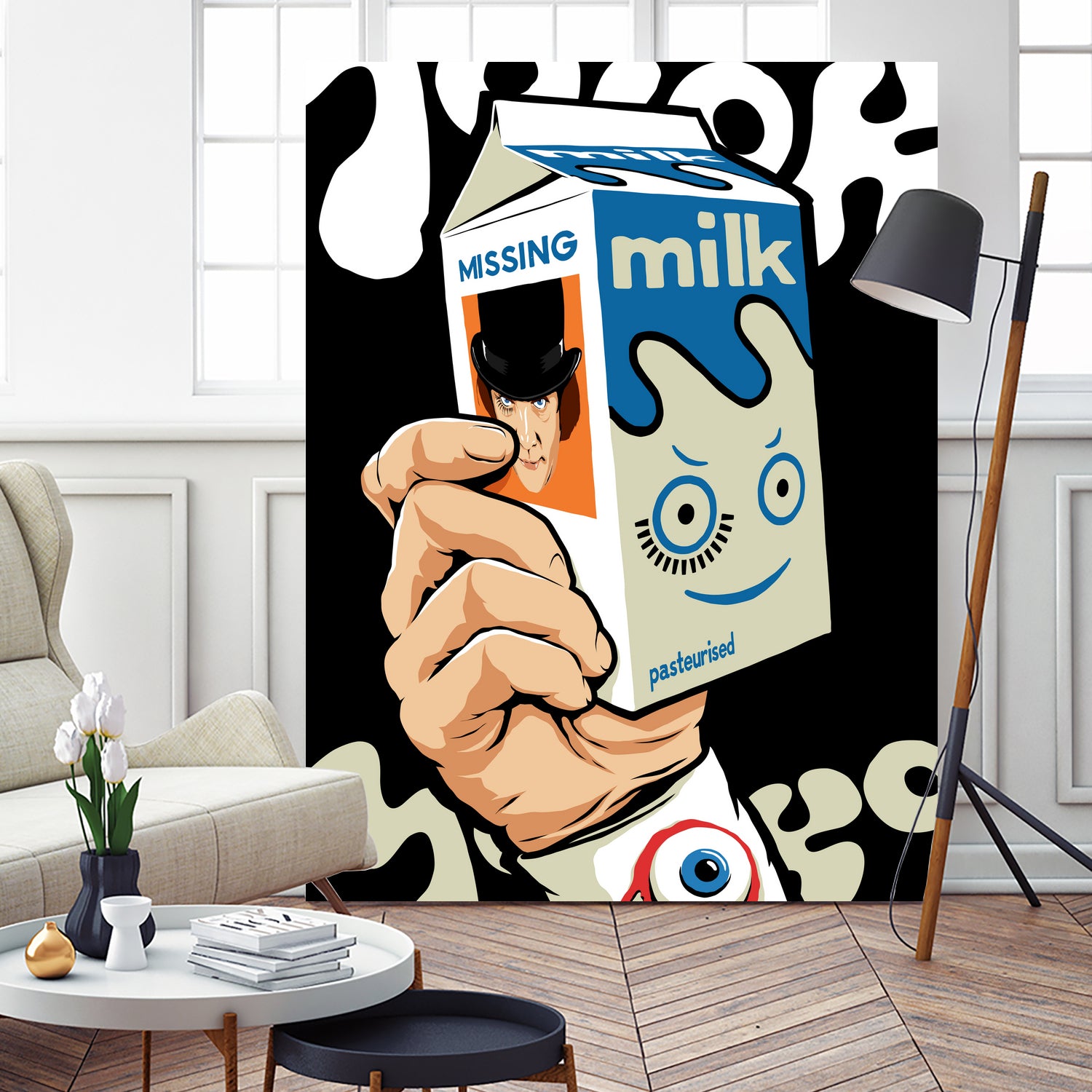 Milk and TV Easily by Bily Mariano da Luz on GIANT ART - black digital drawing