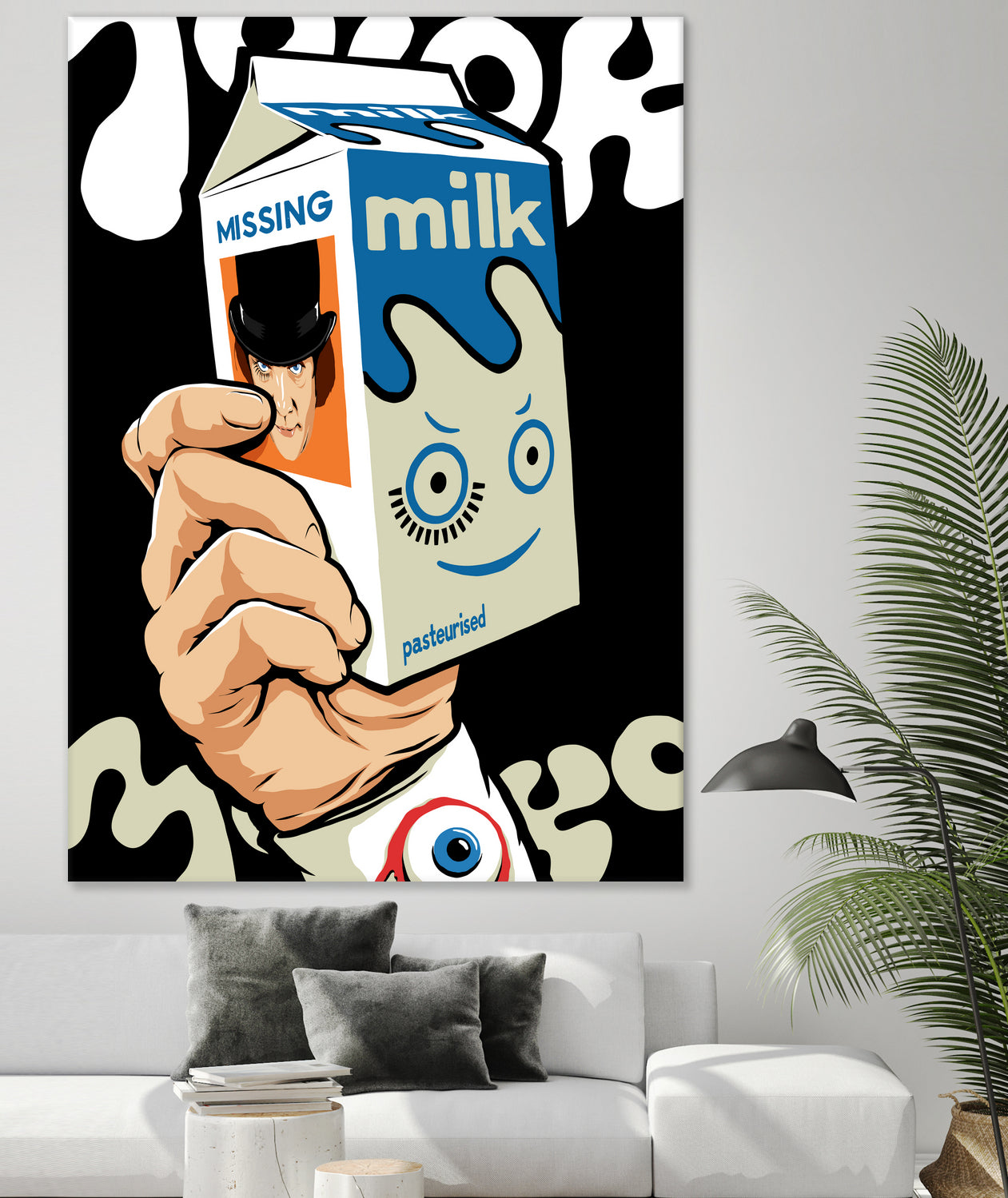 Milk and TV Easily by Bily Mariano da Luz on GIANT ART - black digital drawing