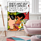 She's Mad But She's Magic by Bily Mariano da Luz on GIANT ART - red digital drawing