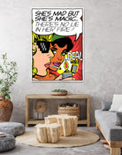 She's Mad But She's Magic by Bily Mariano da Luz on GIANT ART - red digital drawing