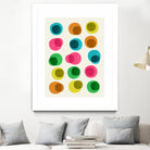 An Array of Circles by Trevor May on GIANT ART - pink digital painting