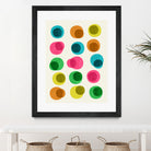 An Array of Circles by Trevor May on GIANT ART - pink digital painting