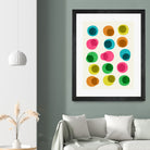 An Array of Circles by Trevor May on GIANT ART - pink digital painting