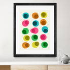 An Array of Circles by Trevor May on GIANT ART - pink digital painting