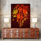 World of Warcraft *Death Knight Crest* by SucculentBurger Zolich on GIANT ART - red character design