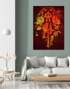 World of Warcraft *Death Knight Crest* by SucculentBurger Zolich on GIANT ART - red character design