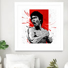 Bruce Lee by Nikita Abakumov on GIANT ART - red digital painting