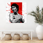 Bruce Lee by Nikita Abakumov on GIANT ART - red digital painting