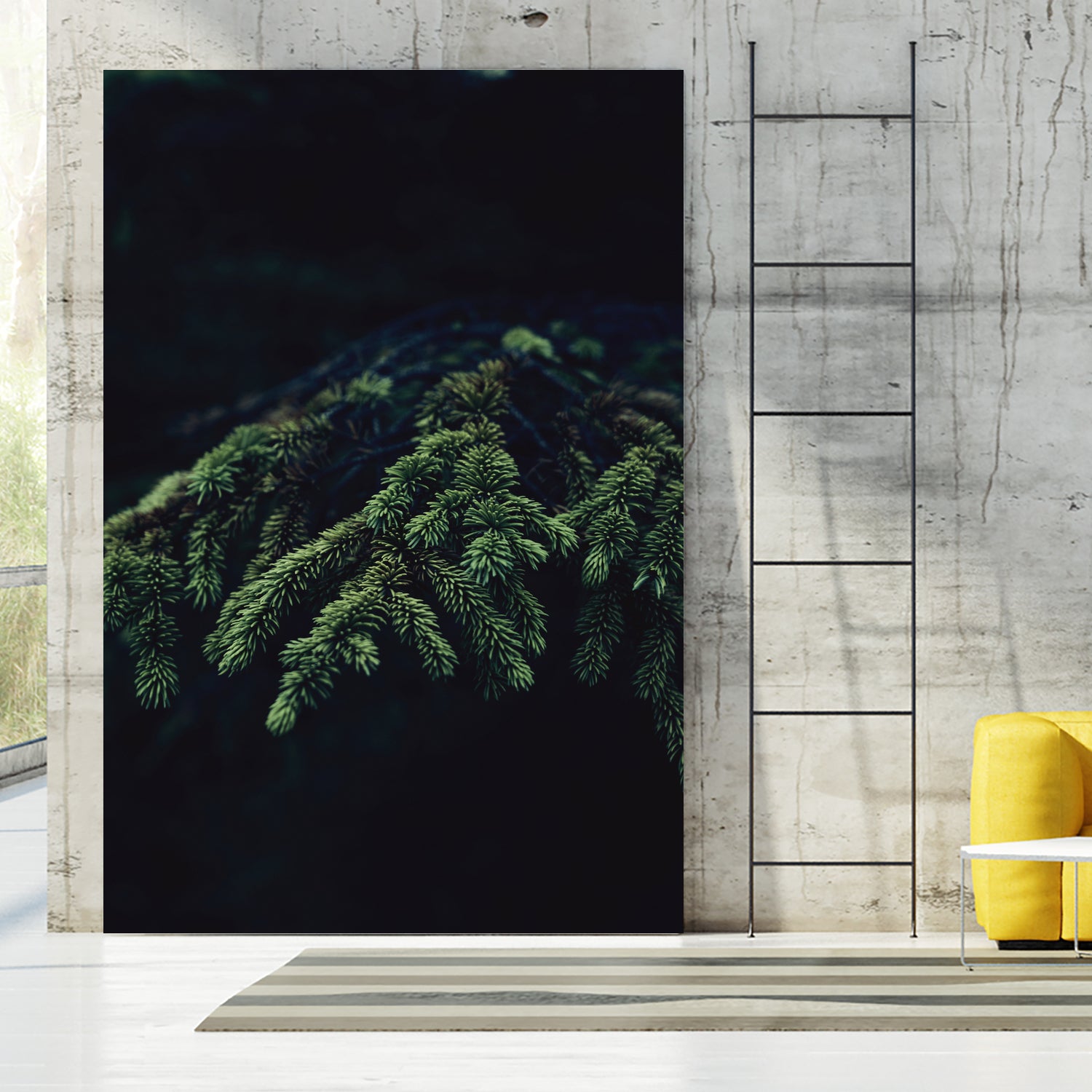 Fir tree by Mikhail Zhirnov on GIANT ART - green photo illustration