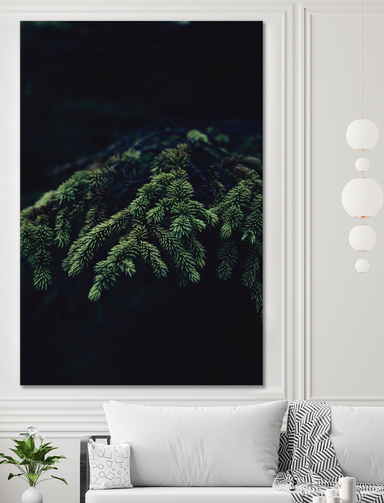 Fir tree by Mikhail Zhirnov on GIANT ART - green photo illustration