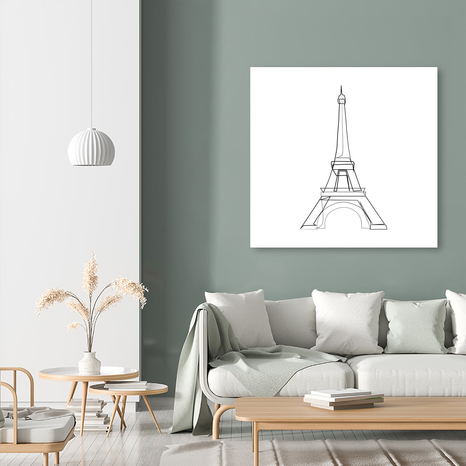 Eiffel Tower by Parinta Sofia Stefanopoulou on GIANT ART - white digital drawing