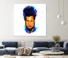 Wayne Static by Ilya Shapko on GIANT ART - blue digital drawing