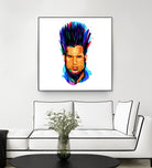 Wayne Static by Ilya Shapko on GIANT ART - blue digital drawing