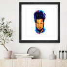 Wayne Static by Ilya Shapko on GIANT ART - blue digital drawing