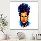 Wayne Static by Ilya Shapko on GIANT ART - blue digital drawing