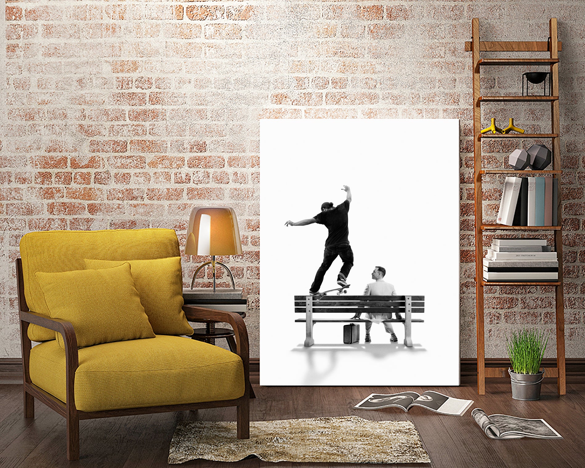 Forrest Gump - BS Crooked by Willian Sanfer on GIANT ART - white photo manipulation