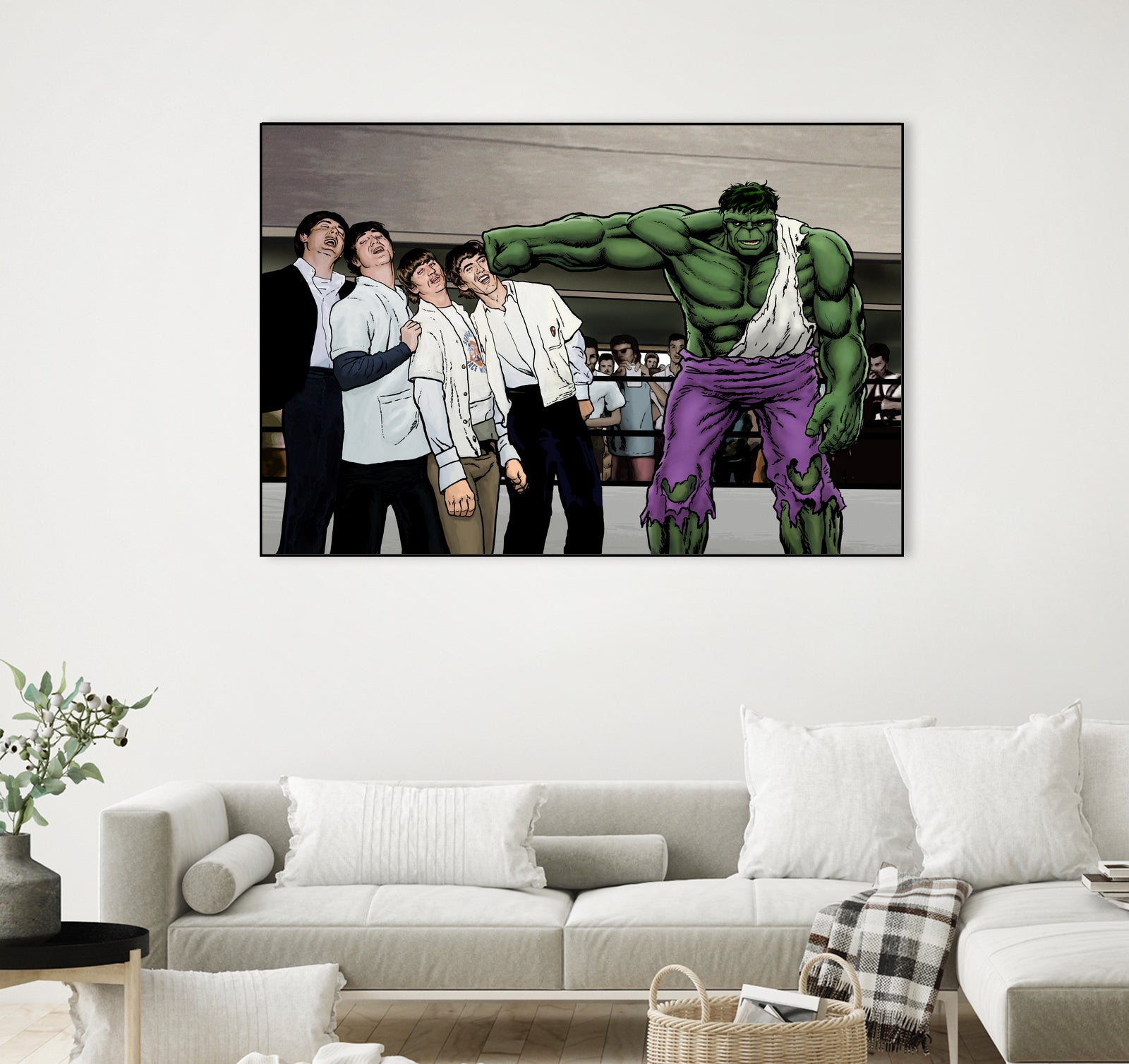 It's A Knockout! by Dan Avenell on GIANT ART - green digital painting