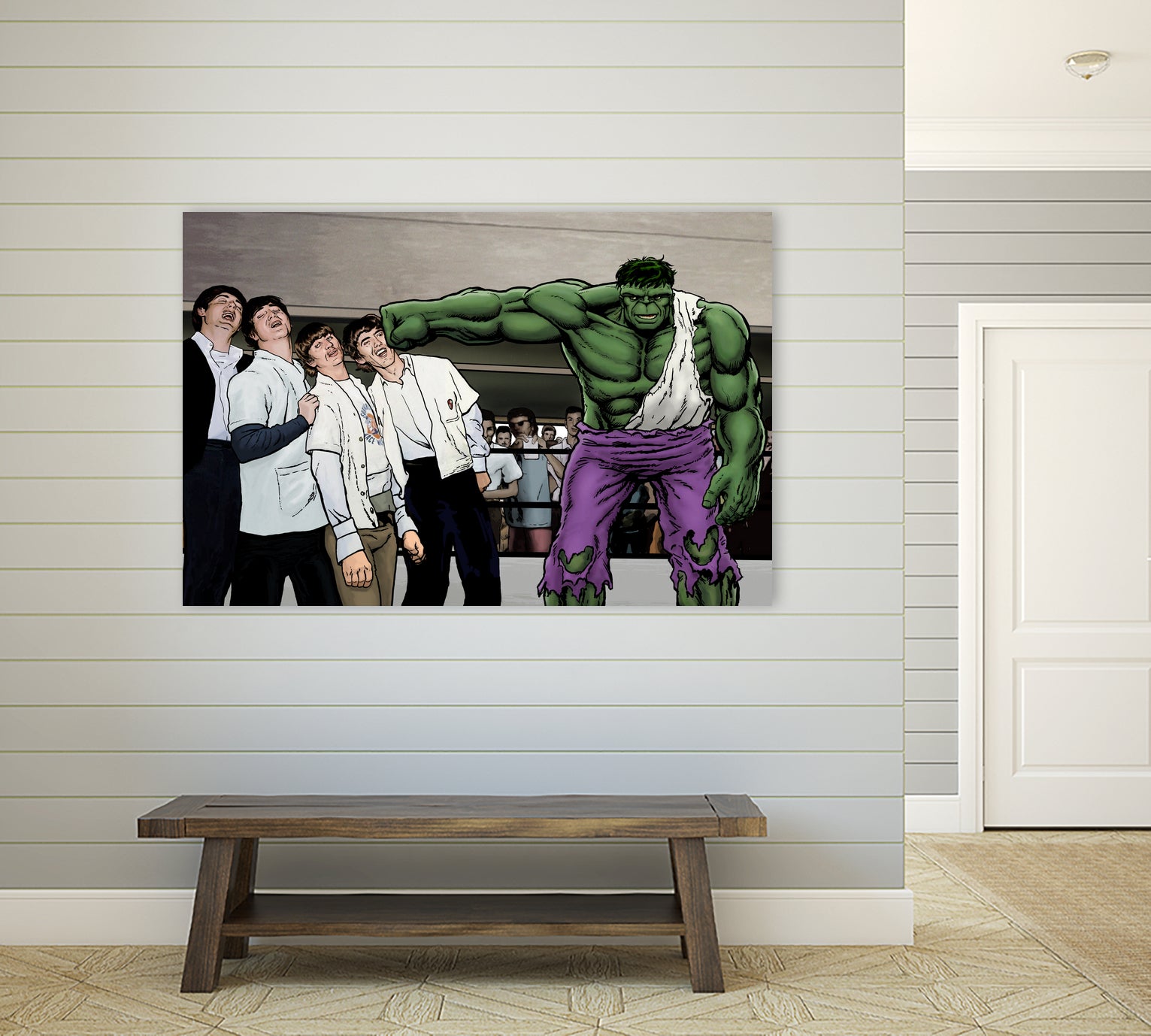 It's A Knockout! by Dan Avenell on GIANT ART - green digital painting