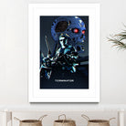 Terminator by Nikita Abakumov on GIANT ART - blue digital painting