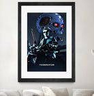 Terminator by Nikita Abakumov on GIANT ART - blue digital painting