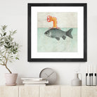 Periscope goldfish by Vin Zzep on GIANT ART - white digital painting