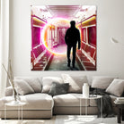 SUBWAY CAR 01 by Vin Zzep on GIANT ART - white digital painting