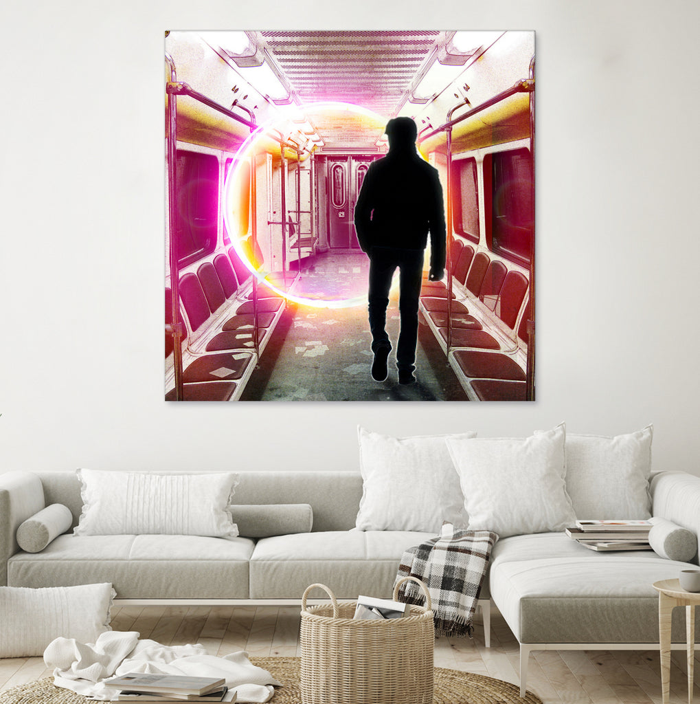 SUBWAY CAR 01 by Vin Zzep on GIANT ART - white digital painting