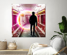 SUBWAY CAR 01 by Vin Zzep on GIANT ART - white digital painting