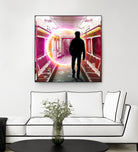 SUBWAY CAR 01 by Vin Zzep on GIANT ART - white digital painting