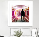 SUBWAY CAR 01 by Vin Zzep on GIANT ART - white digital painting