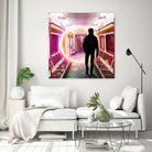 SUBWAY CAR 01 by Vin Zzep on GIANT ART - white digital painting
