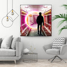 SUBWAY CAR 01 by Vin Zzep on GIANT ART - white digital painting