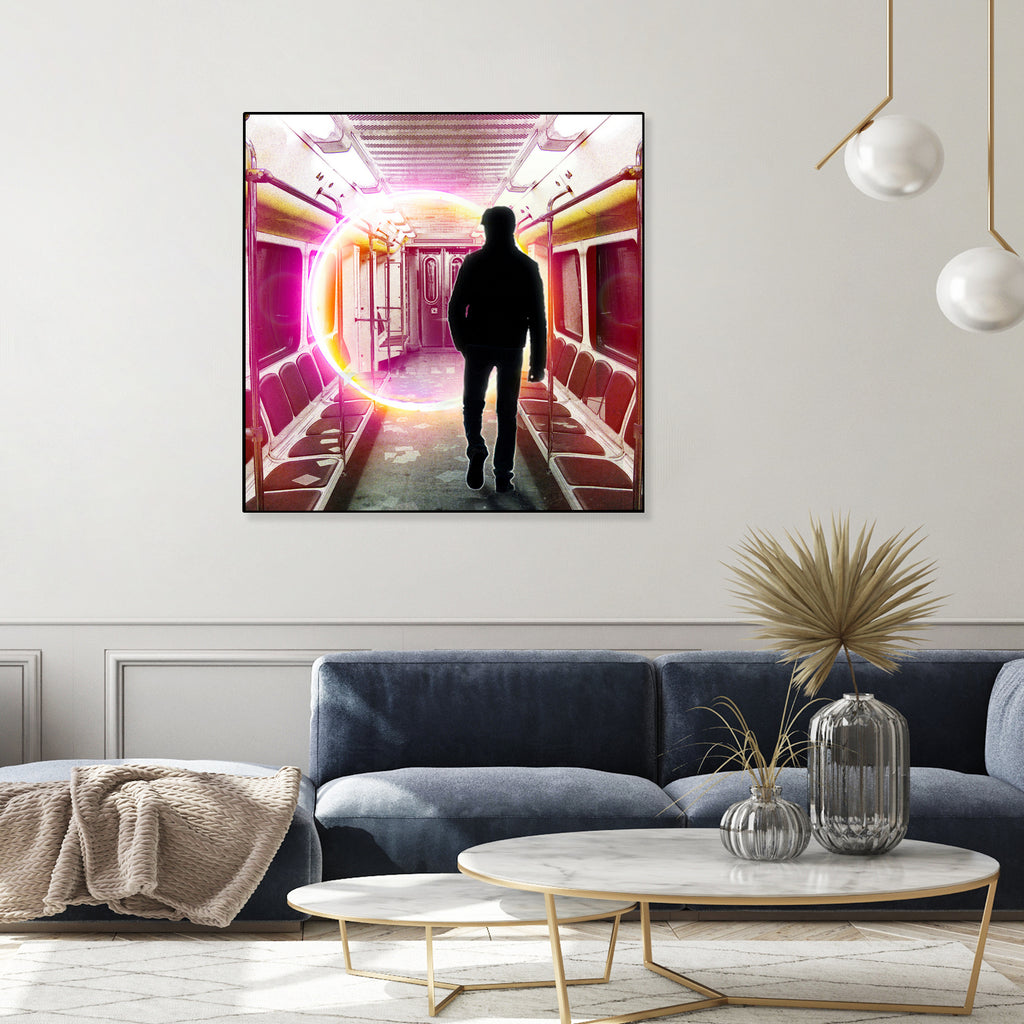 SUBWAY CAR 01 by Vin Zzep on GIANT ART - white digital painting