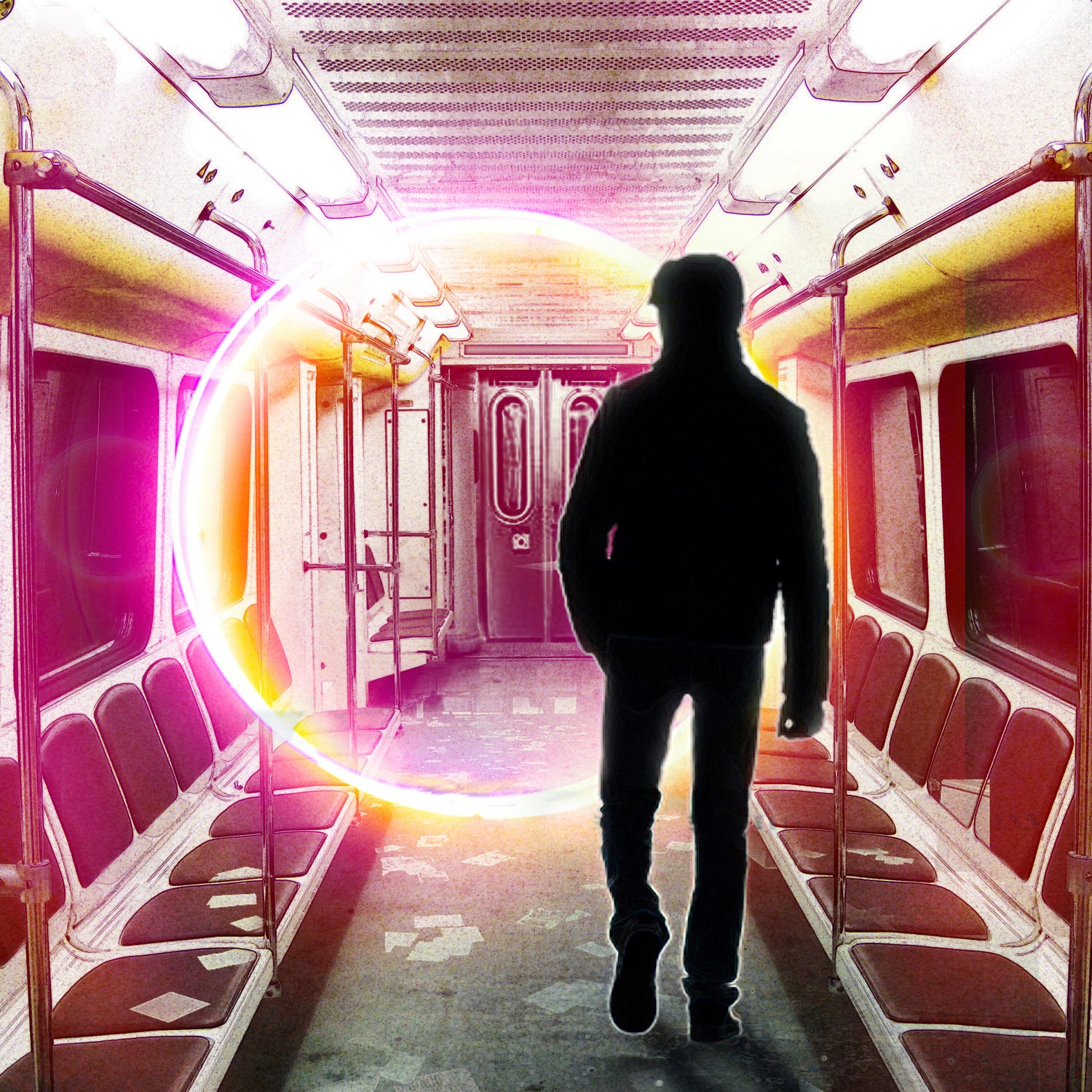 SUBWAY CAR 01 by Vin Zzep on GIANT ART - white digital painting