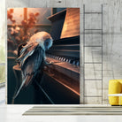 Piano Lesson by Cyril Rolando on GIANT ART - yellow digital painting