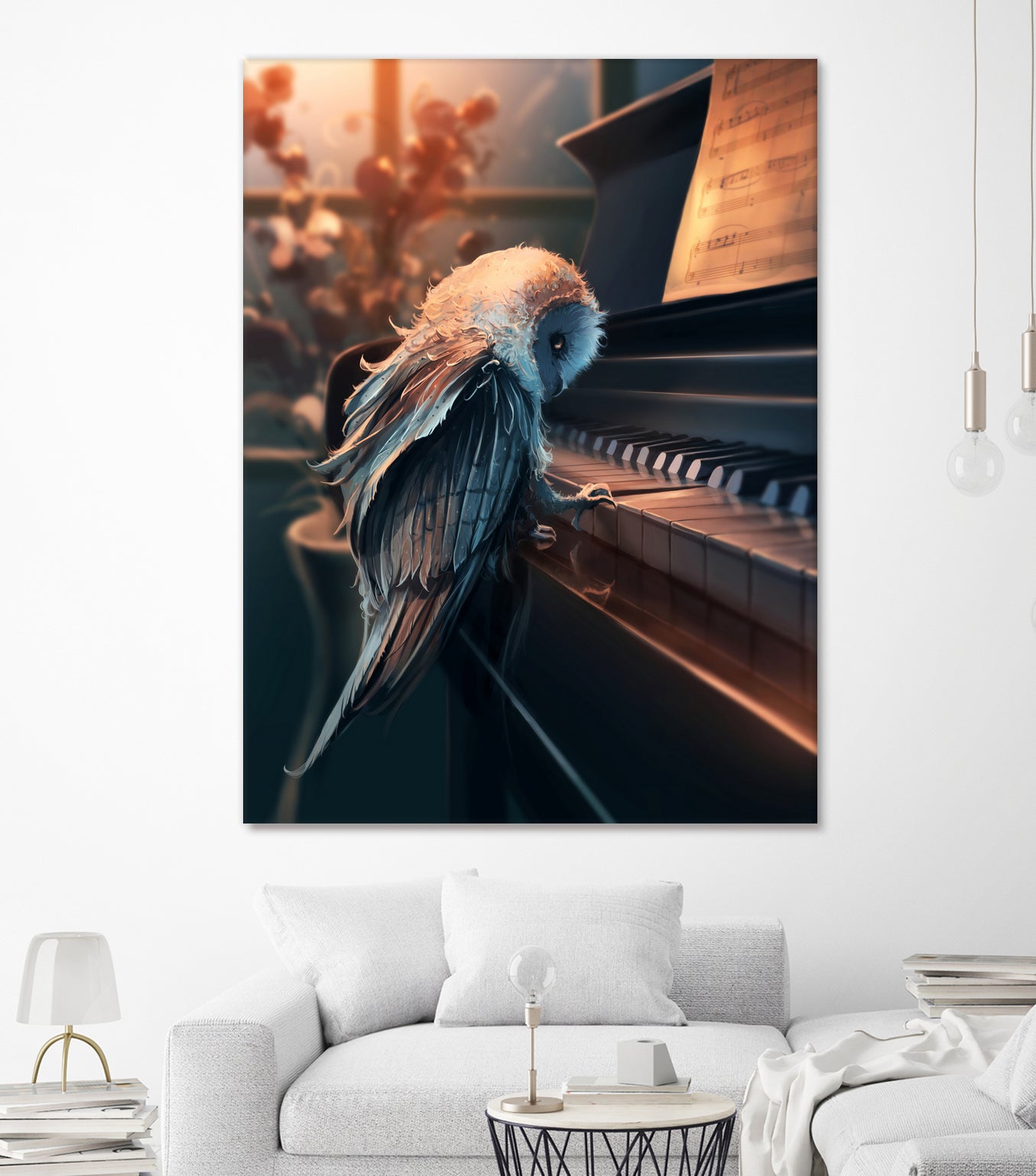 Piano Lesson by Cyril Rolando on GIANT ART - yellow digital painting