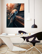 Piano Lesson by Cyril Rolando on GIANT ART - yellow digital painting