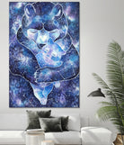 Ursa Major and Ursa Minor by Cristiana Palestini on GIANT ART - blue cartooning