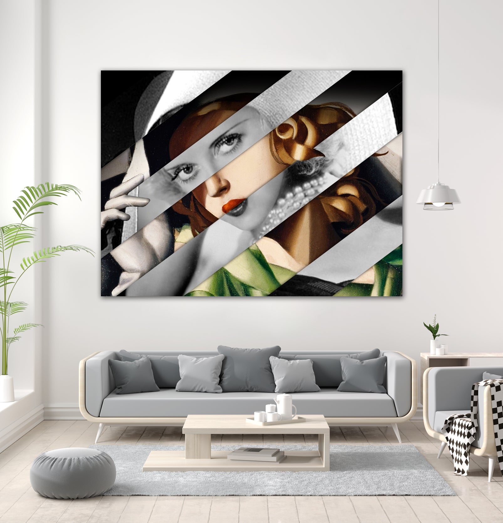 Tamara De Lempicka & Bette Davis by Luigi Tarini on GIANT ART - gray photo manipulation