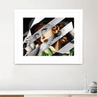 Tamara De Lempicka & Bette Davis by Luigi Tarini on GIANT ART - gray photo manipulation