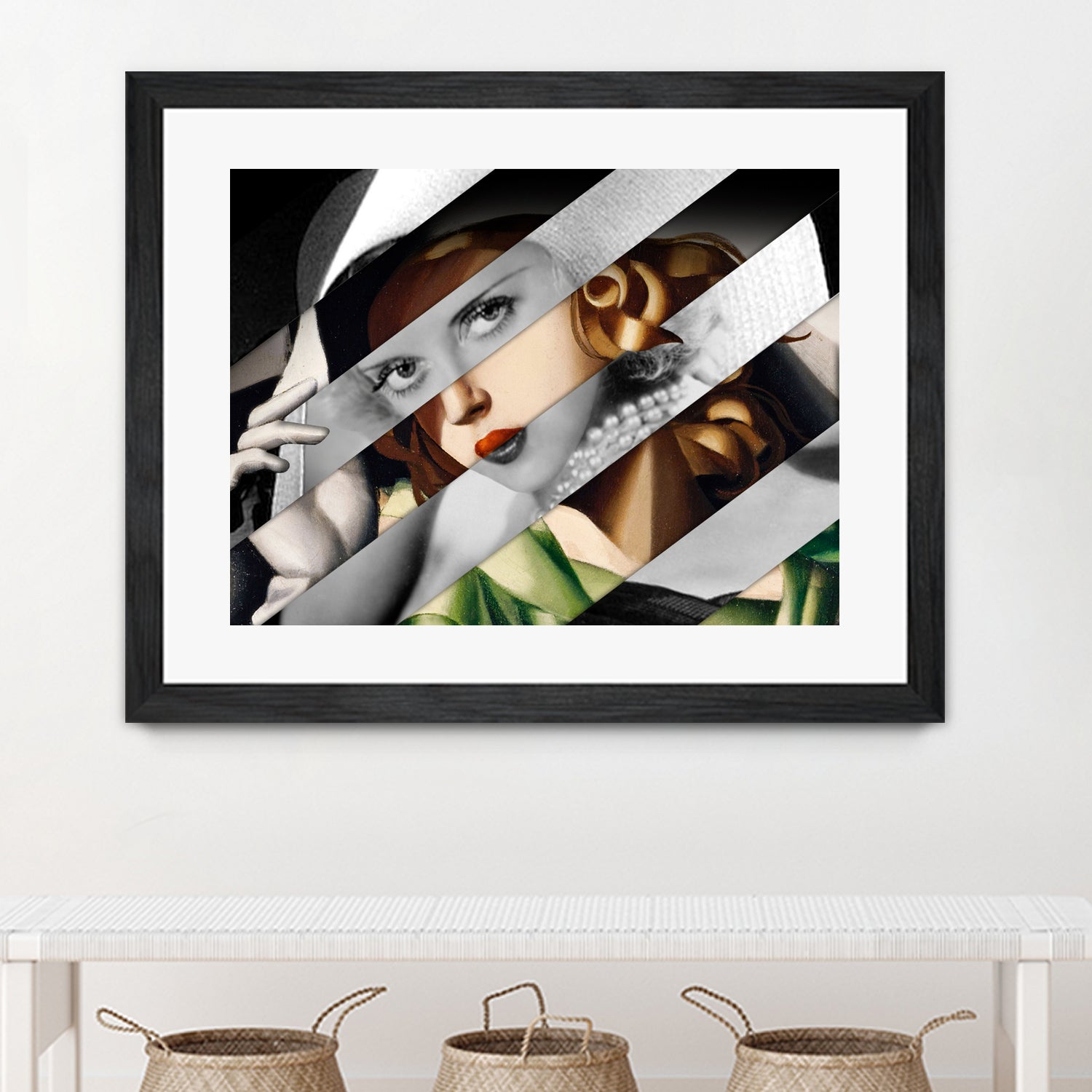 Tamara De Lempicka & Bette Davis by Luigi Tarini on GIANT ART - gray photo manipulation