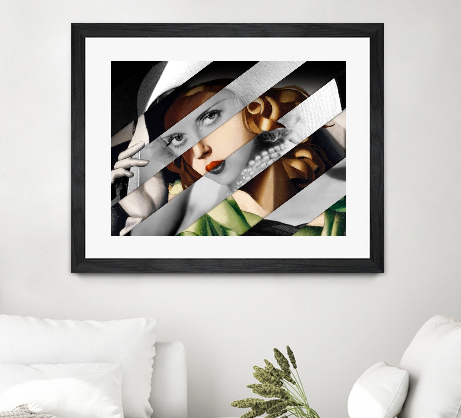 Tamara De Lempicka & Bette Davis by Luigi Tarini on GIANT ART - gray photo manipulation