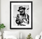 Rockstar Sloth #2 by Luigi Tarini on GIANT ART - gray photo manipulation