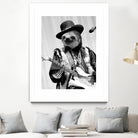 Rockstar Sloth #2 by Luigi Tarini on GIANT ART - gray photo manipulation