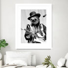 Rockstar Sloth #2 by Luigi Tarini on GIANT ART - gray photo manipulation